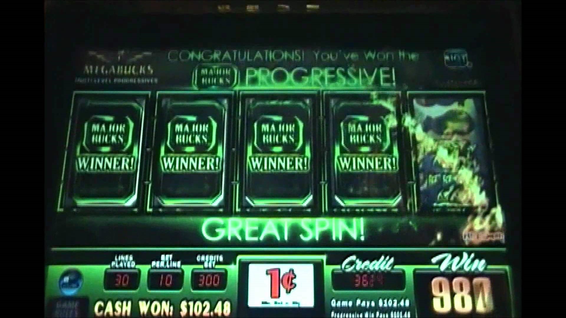 MegabucksEmerald 7S Slot Machine by